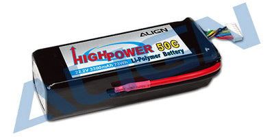 Align 6S1P 22.2V 3300mAh/50C Lipo : HBP33003T
