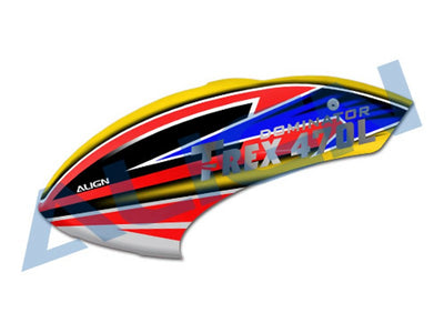 HC4705T : Align T-Rex 470L Painted Canopy