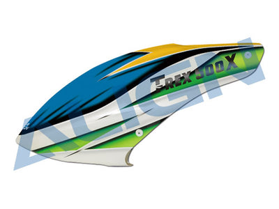 Align T-Rex 500X Painted Canopy (Blue/Green/Yellow) : HC5124T