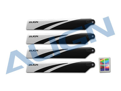 Align T-Rex 150 Main Blades - Black (2 Pairs) : HD123ABT