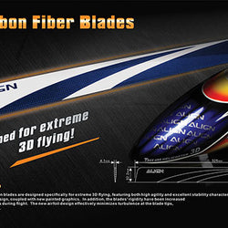 Align NEW 325 Carbon Fiber Blades-Blue(HD320FT)