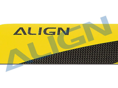 Align T-Rex 600N Carbon Fibre Blades (Black/Yellow)