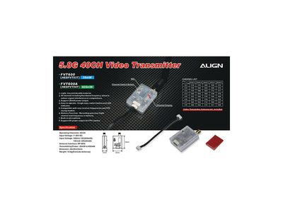 Align 5.8Ghz Video Transmitter(25mW/40CH) : HEDFVT03T