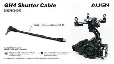 Align GH4 Shutter Cable : HEP00008T