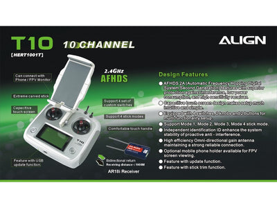 Align T10 Transmitter Set (Mode 2) : HERT1002T
