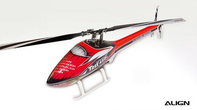 Align T-Rex 450L Speed Fuselage - Red &amp; White : HF4508T