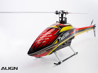 Align Trex 500L Speed Fuselage - Red/Yellow : HF5025T