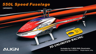 Align T-Rex 550L Speed Fuselage - Red : HF5505T