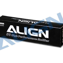 Align High Performance 50 Muffler - BLACK : HFM05001