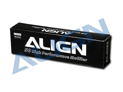 Align High Performance 50 Muffler - BLACK : HFM05001