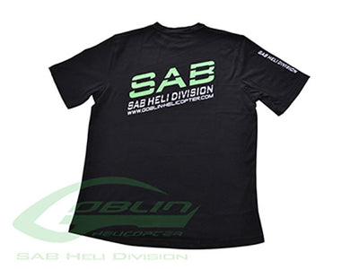 SAB HELI DIVISION New Black T-shirt - Size S : HM025-S