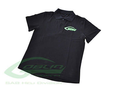 SAB HELI DIVISION Black Polo Shirt - Size S : HM027-S