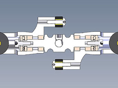 V2 Metal Tail Rotor Holder/Silver (HN6103CT)