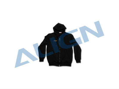 Align Zipped DFC Hoody - Black (Medium) : HOC00209-3