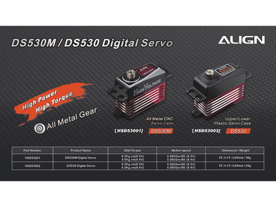 Align DS530M Digital Servo w/CNC Case : HSD53001T