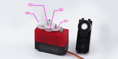 Align DS150/155 Servo Gear Set : HSP15001T