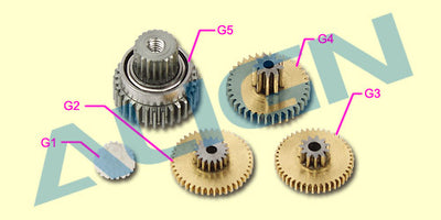 DS425M Servo Gear Set : HSP42501T