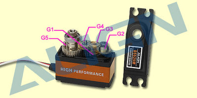 Align DS525 Servo Gear Set : HSP52501T