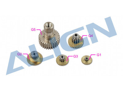 Align DS535 Servo Gear Set : HSP53502T