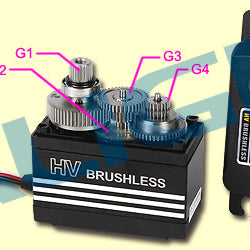 Align BL700H Servo Gear Set : HSP70001T