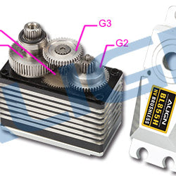 Align BL855H Servo Gear Set : HSP85501T