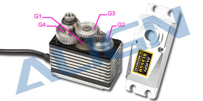 Align BL855H Servo Gear Set : HSP85501T