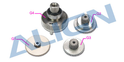Align BL855H Servo Gear Set : HSP85501T