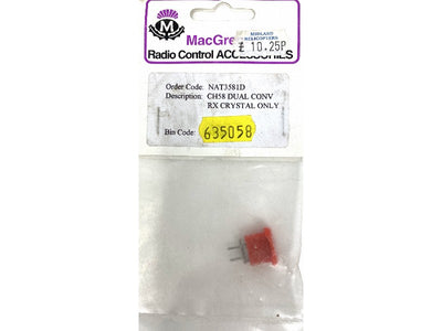 JR CH.58 Dual Conv. RX Crystal : NAT3581D
