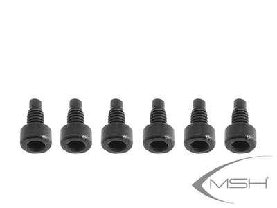 MSH M2.5 x 5 Tail pitch lever customized screw (6) : MSH41135