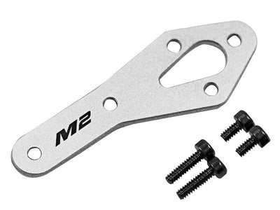 OMPHOBBY M2 V2 Tail Motor Reinforcement Plate Set - Yellow : OSHM2124