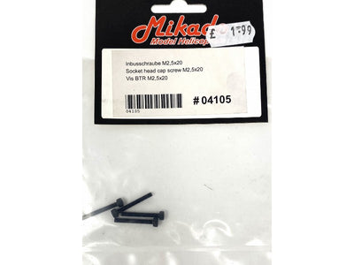 Socket Head Cap ScrewM2.5x20 : 04105