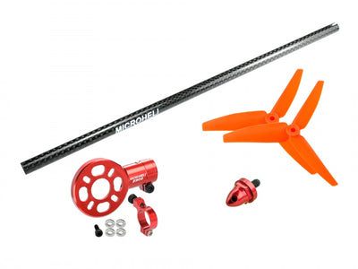 CNC Tail Power Package (RED) - BLADE 230S/230S V2/250 CFX : MH-230S-TPWR