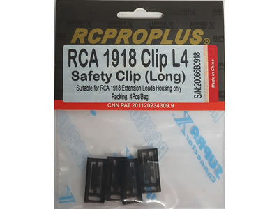 RCProPlus Servo Clip Long (4 pcs for RCA1918 lead) : RCA1918CL