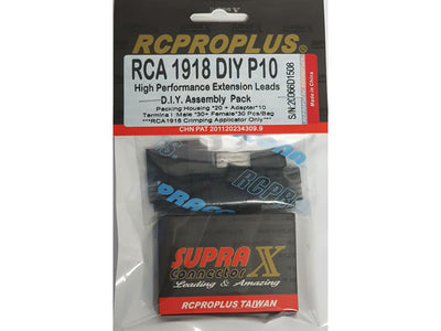 RCProPlus Servo Connector Set 20/10/30/30 : RCA1918DIYP10