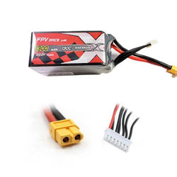 ManiaX 1300mAh 6S-22.2V 130C FPV lipo battery : MX1300-6S-130