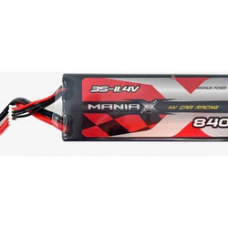 ManiaX 11.4V 8400mah 100C HV Car Lipo Pack : MX8400-3SHV-100