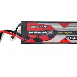 ManiaX 7.4V 7600mah 100C Car Lipo Pack : MX7600-2S-100