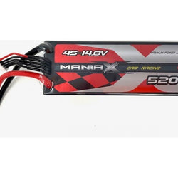 ManiaX 14.8V 5200mah 60C Car Lipo Pack : MX5200-4S-60C