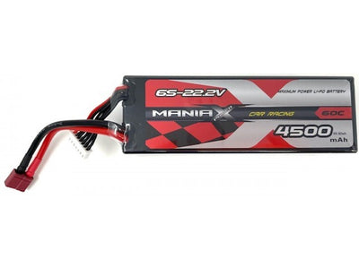 ManiaX 22.2V 4500mah 60C Car Lipo Pack : MX4500-6S-60C