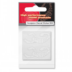 Scorpion Decal Sticker 003 (White) : S_Sticker_003