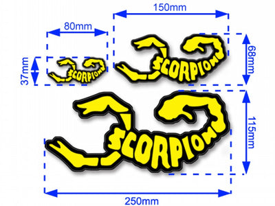 Scorpion Decal Sticker 002 : S_Sticker_002