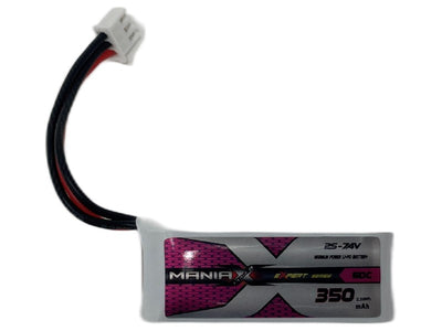 ManiaX 7.4V 350mah 50C Lipo (OMP M1) : MX350-2S-50
