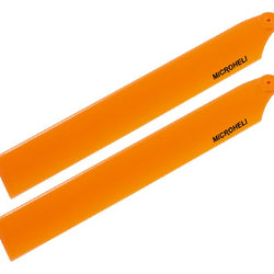 Plastic Main Blade 126mm (ORANGE) - OMP HOBBY M1 : MH-OMM1003OR