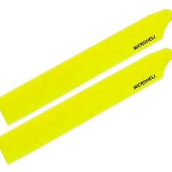 Plastic Main Blade 126mm (YELLOW) - OMP HOBBY M1 : MH-OMM1003YL