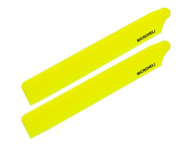 Plastic Main Blade 126mm (YELLOW) - OMP HOBBY M1 : MH-OMM1003YL