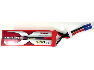 ManiaX 25.9V 5100mAh 70C Lipo Battery Pack : MX5100-7S-70