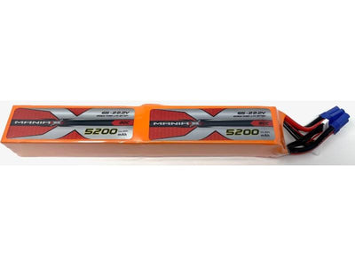ManiaX 44.4V 5200mAh 80C Orange Stick Pack : MX5200-12S-80