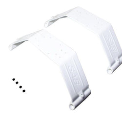 Plastic Landing Gear White RAW Nitro : H1407-S