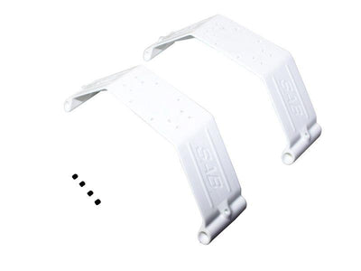 Plastic Landing Gear White RAW Nitro : H1407-S