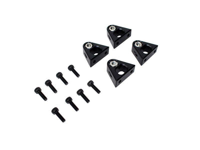 Aluminium Landing Gear Mounts RAW Nitro : H1408-S